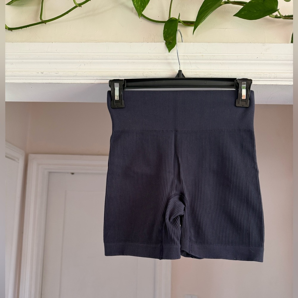 Spandex bike shorts navy blue size small
